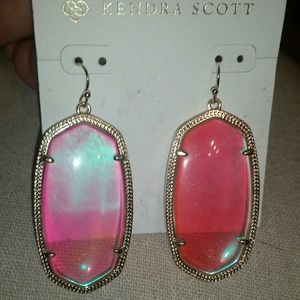 Kendra Scott Gold, 'Danielle' Clear, Iridescent Ea